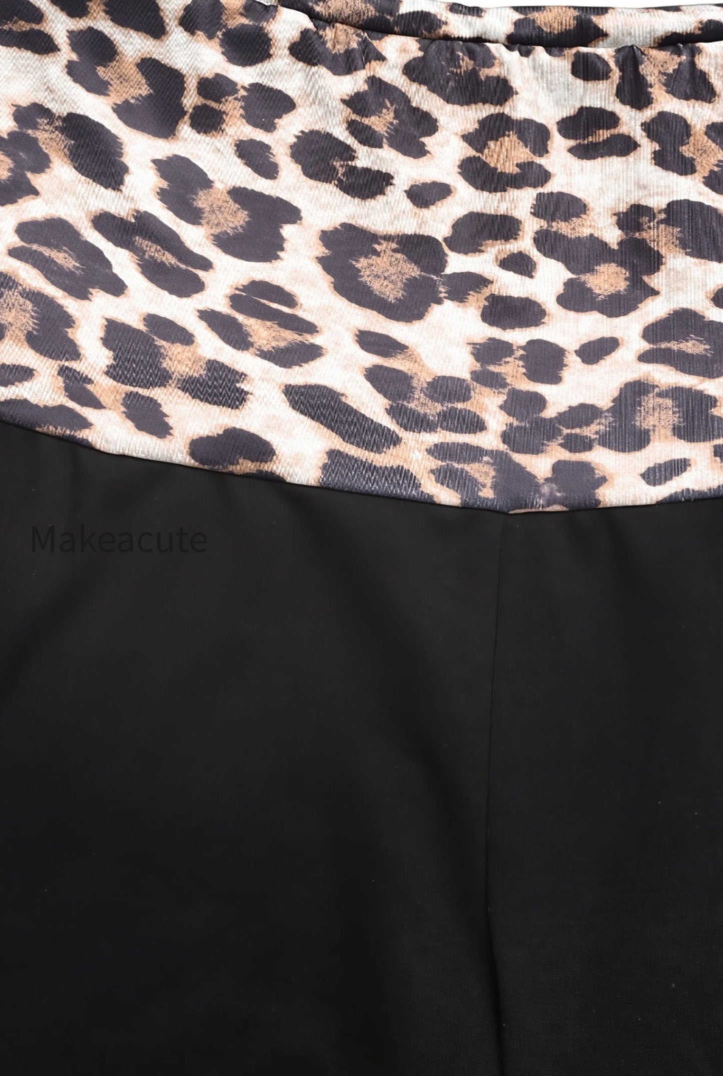 leopard-spliced-wide-leg-pants