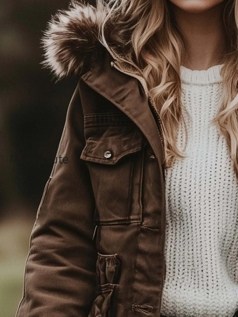 womens-vintage-fur-hooded-work-windbreaker-jacket