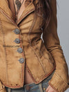 slim-fit-vintage-style-washed-khaki-denim-jacket