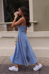 vintage-v-neck-denim-dress