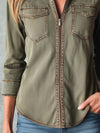 vintage-army-green-utility-zip-shirt-jacket-with-contrast-stitching