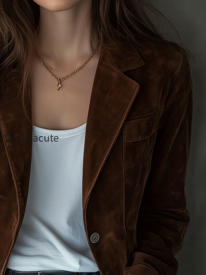 luxurious-chocolate-velvet-blazer