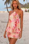 chic-print-halter-backless-tie-waist-bodycon-mini-dress