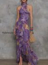 boho-elegant-floral-halter-chiffon-maxi-dress