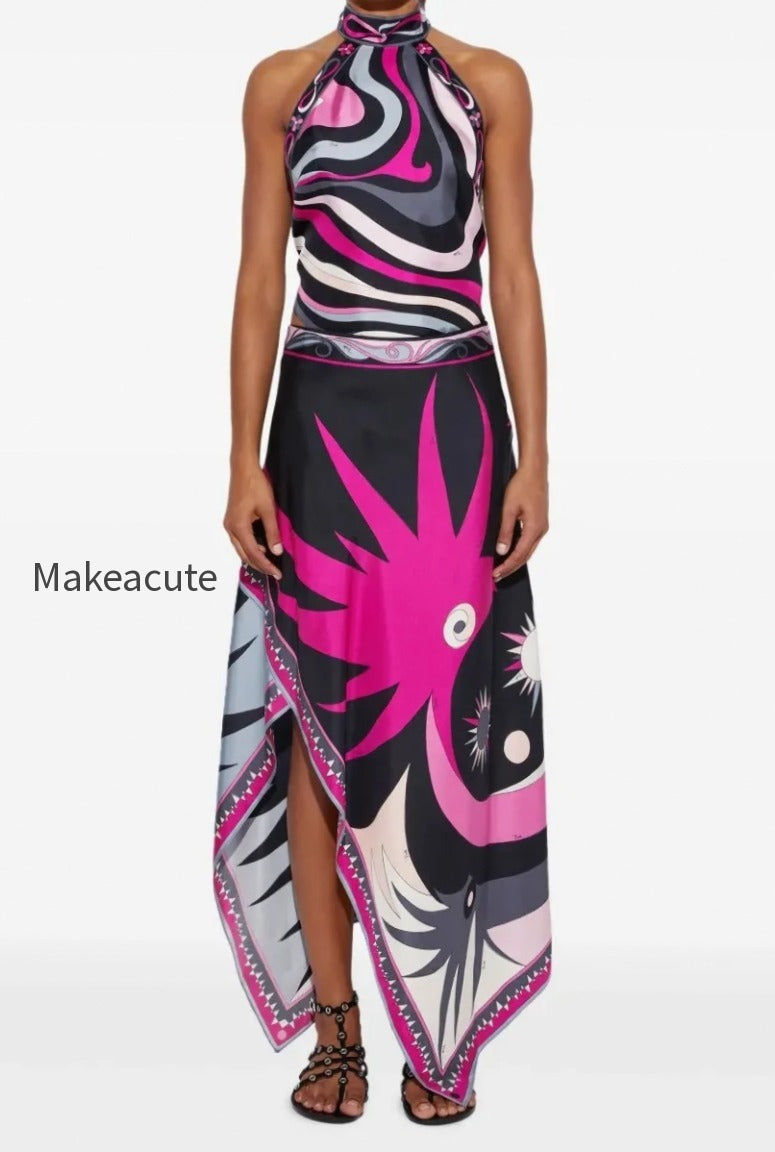 satin-printed-halter-backless-skirt-set