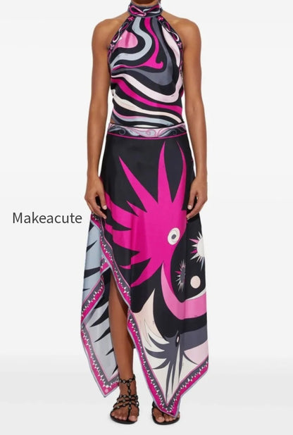 satin-printed-halter-backless-skirt-set