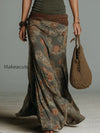 boho-keyhole-neck-vintage-floral-print-maxi-dress