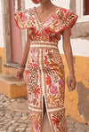 floral-ruffle-slit-back-v-boho-dress