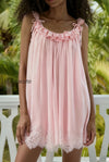 lace-ruffle-strap-babydoll-mini-dress