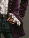 vintage-plum-velvet-embroidered-blazer