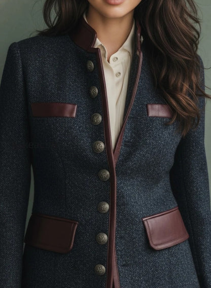 navy-tweed-military-style-jacket-with-faux-leather-trim