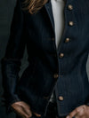vintage-high-collar-classic-curve-cut-denim-brass-button-jacket
