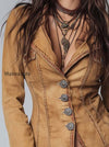 slim-fit-vintage-style-washed-khaki-denim-jacket
