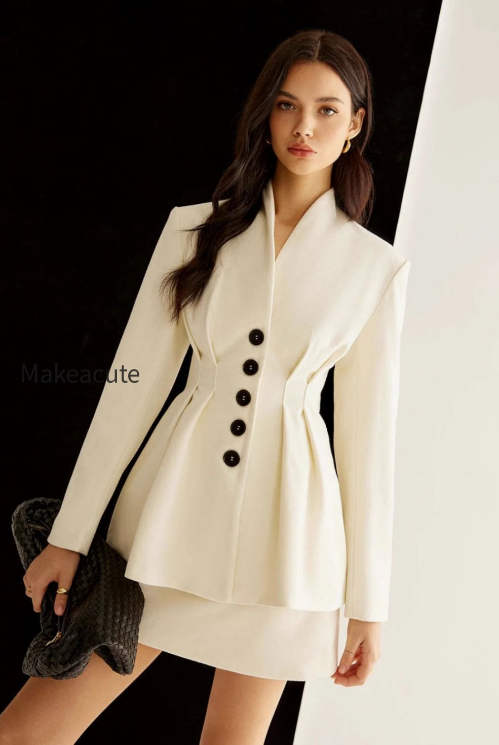 tailored-ruched-waist-blazer