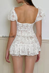 lace-puff-sleeve-ruffle-mini-dress