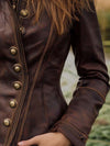 vintage-fitted-brown-leather-blazer-with-contrast-stitching-1