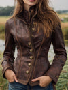 vintage-fitted-brown-leather-blazer-with-contrast-stitching-1
